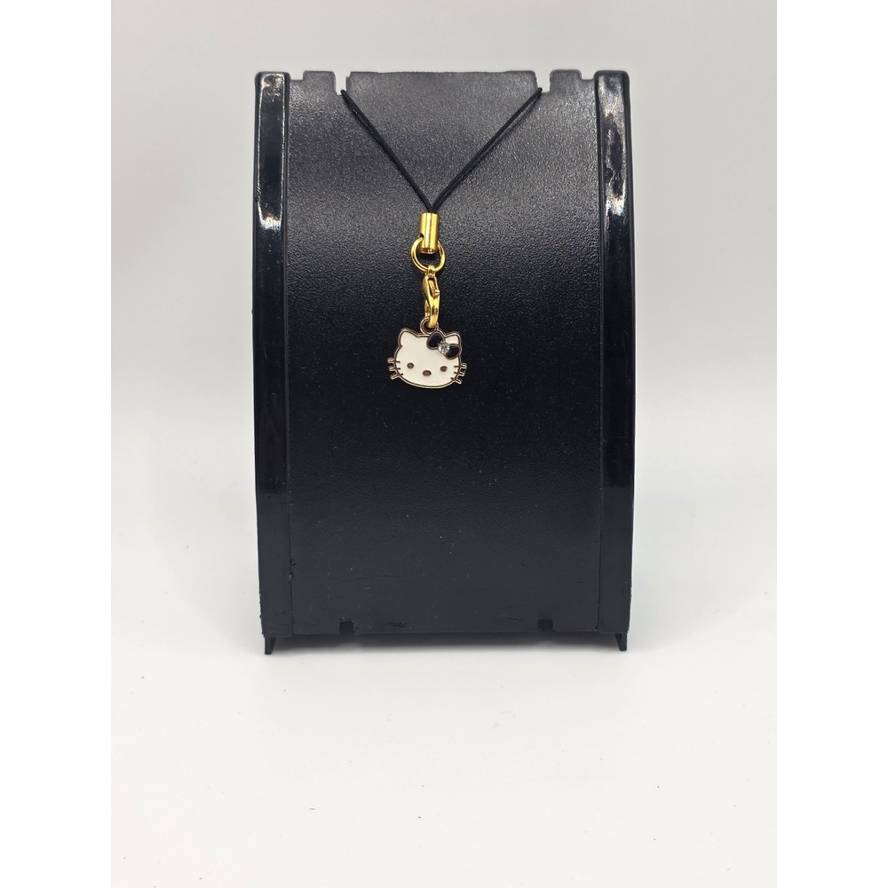 Hello Kitty w/ Black Bow Phone Charm! Handmade!